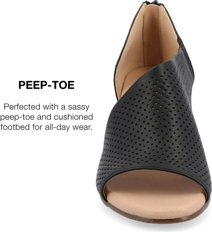 JOURNEE Aretha d'Orsay Wedge Sandal - Image 9