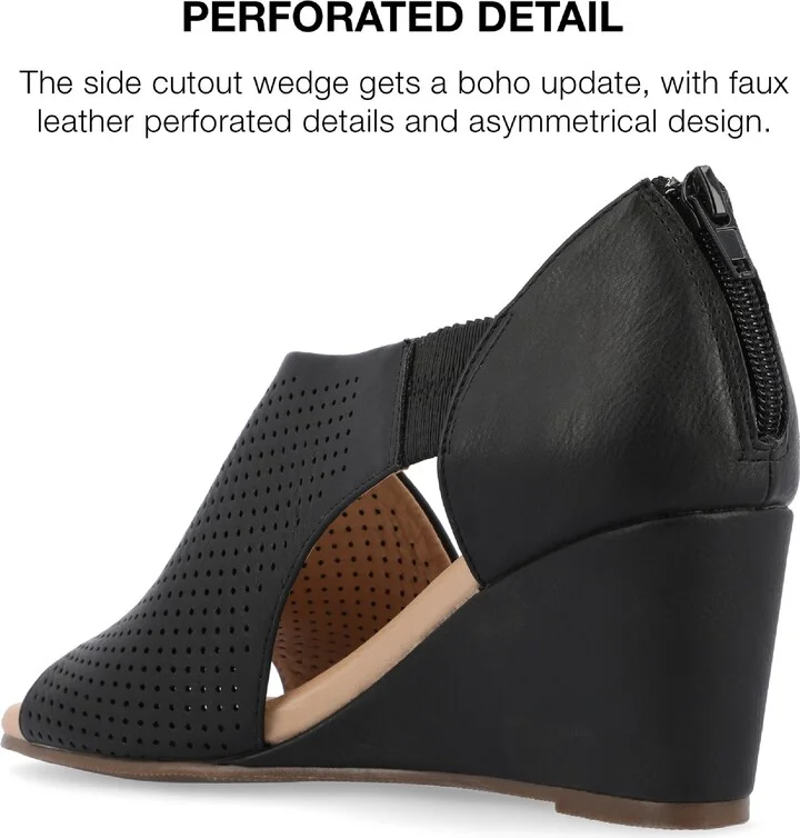JOURNEE Aretha d'Orsay Wedge Sandal - Image 10