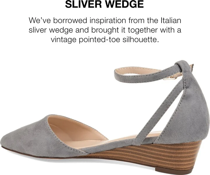 JOURNEE Arkie Sliver Wedge Pump - Image 7