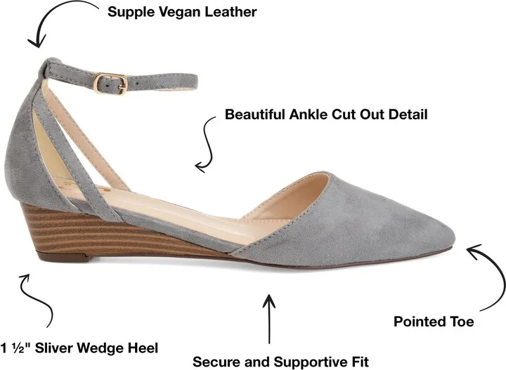 JOURNEE Arkie Sliver Wedge Pump - Image 8
