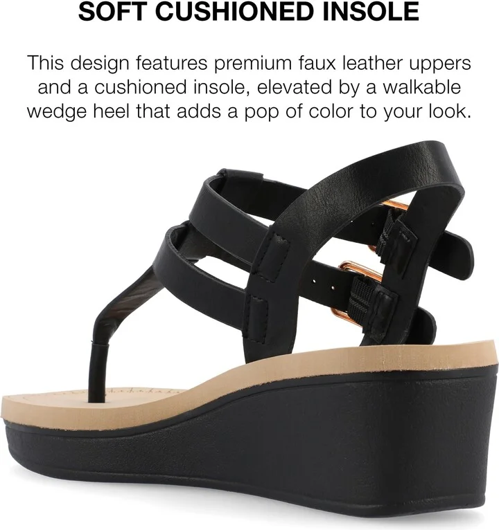 JOURNEE Bianca Wedge Sandal - Image 9
