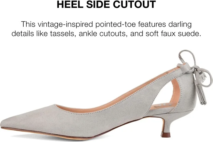 JOURNEE Bindi Kitten Heel Pump - Image 7