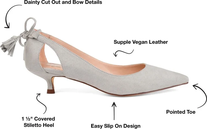 JOURNEE Bindi Kitten Heel Pump - Image 9