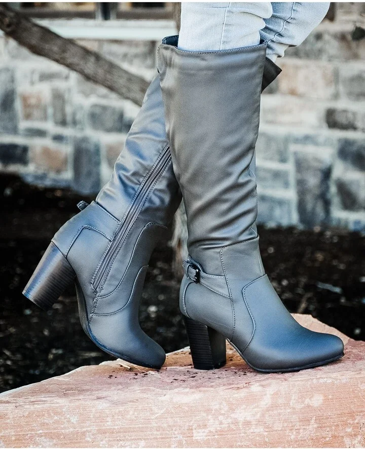 JOURNEE Carver Heeled Tall Boot - Image 5