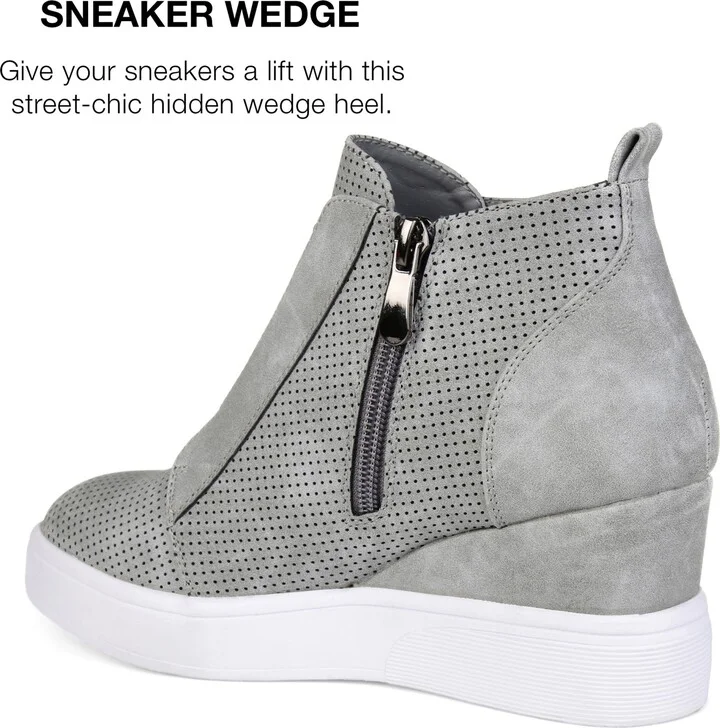 JOURNEE Clara Wedge Sneaker - Image 10
