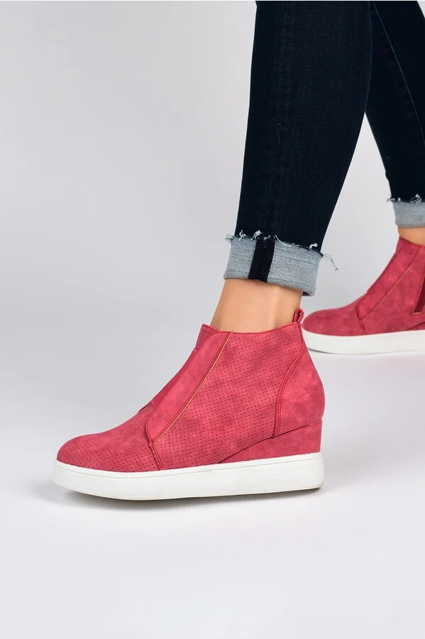 JOURNEE Clara Wedge Sneaker - Image 11