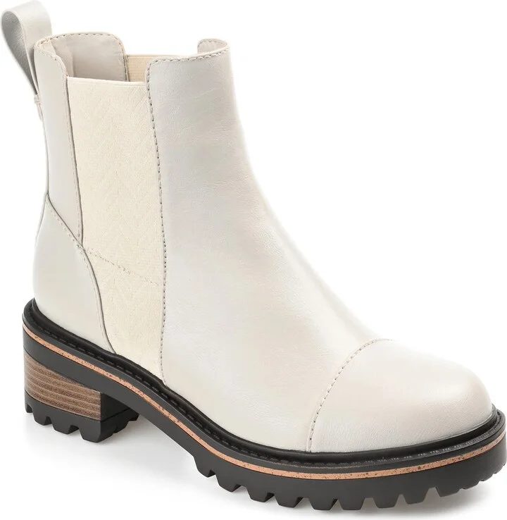 Journee Colleciton Mirette Lug Sole Chelsea Boot