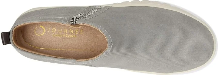 Journee Collection Alita Women's Shoes Grey : 8 M, Faux Leather - Image 2