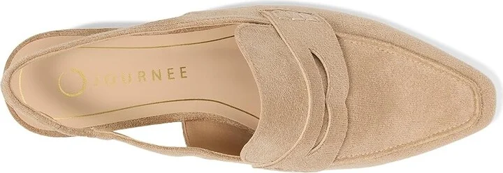 Journee Collection Amory Women's Shoes Taupe : 7.5 M, Faux Leather - Image 2