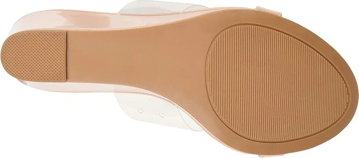 Journee Collection Angelina Wedge Women's Shoes Beige : 12 M, Synthetic - Image 3