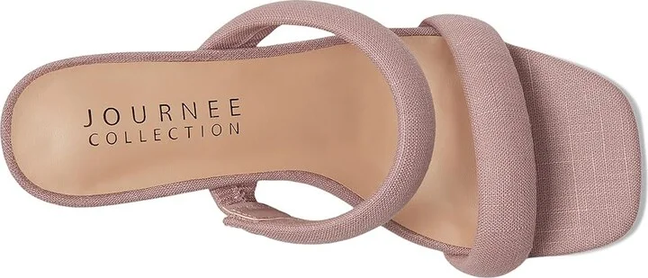 Journee Collection Aniko Women's Dress Sandals Blush : 9.5 M - Image 2