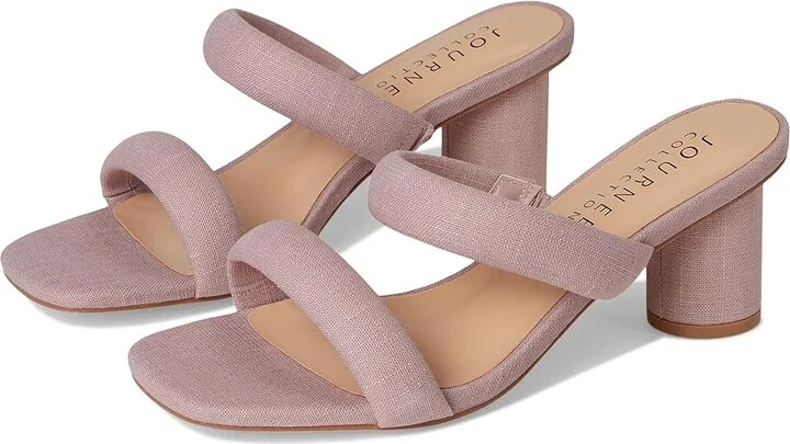 Journee Collection Aniko Women's Dress Sandals Blush : 9.5 M