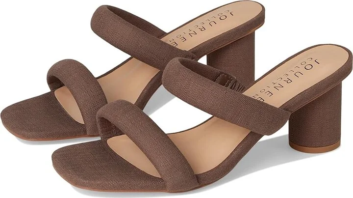 Journee Collection Aniko Women's Dress Sandals Brown : 8 M