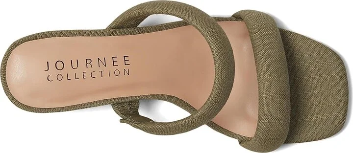 Journee Collection Aniko Women's Dress Sandals Green : 5.5 M - Image 2