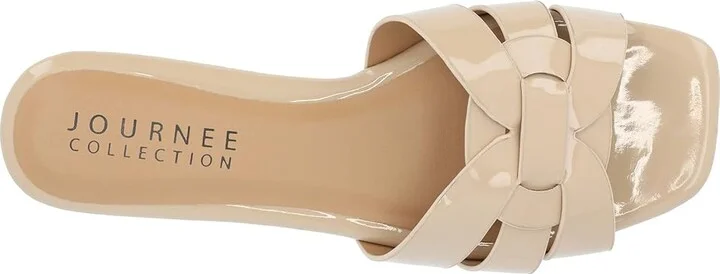 Journee Collection Arrina Women's Sandals Nude : 6.5 M, Synthetic - Image 2