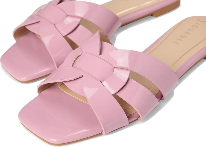 Journee Collection Arrina Women's Sandals Rose : 9 M, Synthetic - Image 7