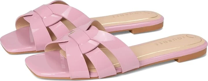 Journee Collection Arrina Women's Sandals Rose : 9 M, Synthetic