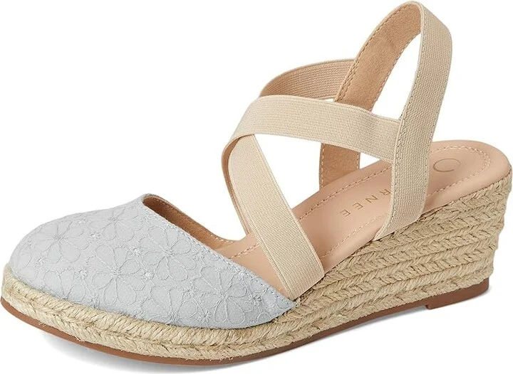 Journee Collection Ashlee Women's Wedge Shoes Blue : 8 M, Synthetic - Image 5