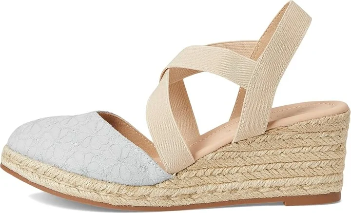 Journee Collection Ashlee Women's Wedge Shoes Blue : 8 M, Synthetic - Image 6