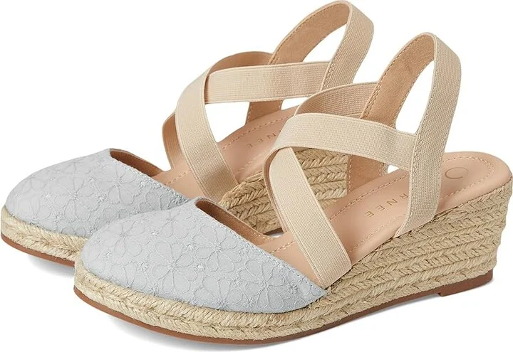 Journee Collection Ashlee Women's Wedge Shoes Blue : 8 M, Synthetic
