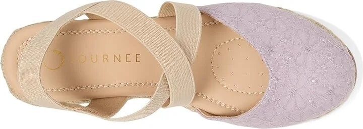 Journee Collection Ashlee Women's Wedge Shoes Lilac : 7.5 M, Synthetic - Image 2