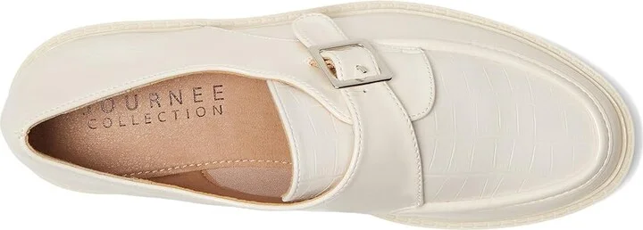 Journee Collection Azula Women's Flat Shoes Bone : 8.5 M - Image 2