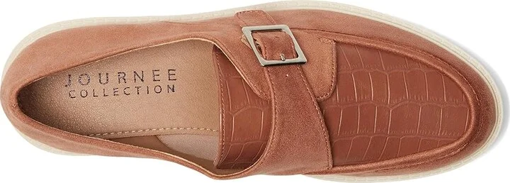 Journee Collection Azula Women's Flat Shoes Tan : 7 M - Image 2