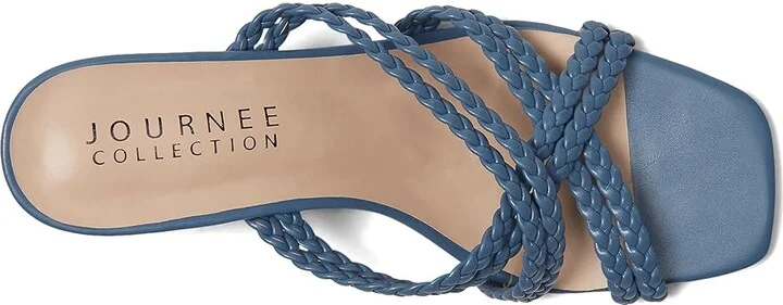 Journee Collection Baylen Women's Wedge Shoes Blue : 10 M - Image 2