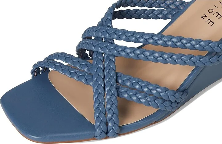 Journee Collection Baylen Women's Wedge Shoes Blue : 10 M - Image 7