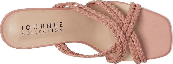 Journee Collection Baylen Women's Wedge Shoes Blush : 9.5 M - Image 2
