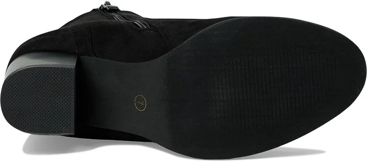 Journee Collection Baylor Bootie Women's Boots Black : 8 W, Suede - Image 3