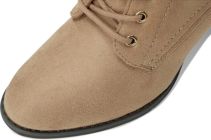 Journee Collection Baylor Bootie Women's Boots Taupe : 8 W, Suede - Image 2