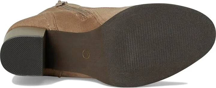 Journee Collection Baylor Bootie Women's Boots Taupe : 8 W, Suede - Image 3