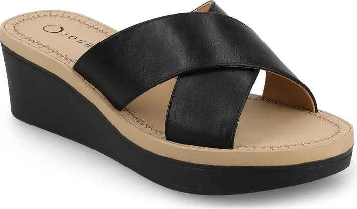 Journee Collection Biara Wedge Sandal