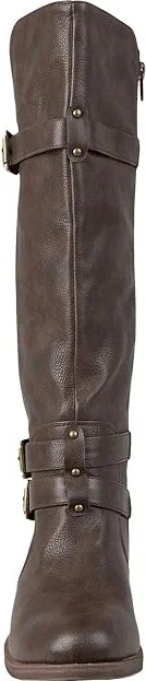 Journee Collection BITE-WC Women's Shoes Brown : 7 M, Synthetic - Image 4