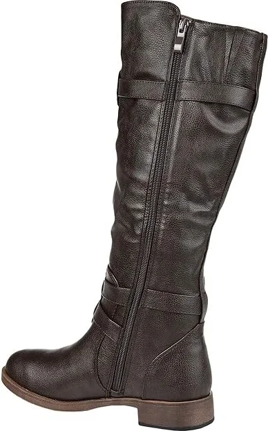 Journee Collection BITE-WC Women's Shoes Brown : 7 M, Synthetic - Image 6