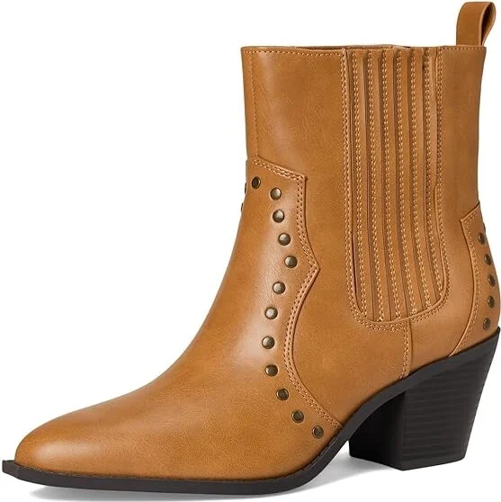 Journee Collection Braylee Women's Boots Tan : 7 M, Synthetic - Image 5