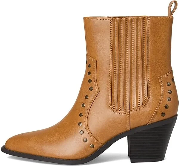 Journee Collection Braylee Women's Boots Tan : 7 M, Synthetic - Image 6