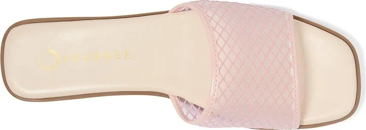 Journee Collection Breckley Women's Sandals Pink : 8 M, Synthetic - Image 2