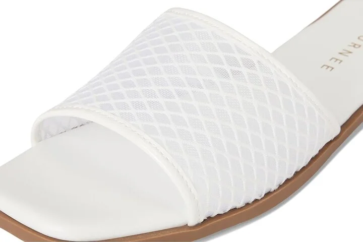Journee Collection Breckley Women's Sandals White : 9 M, Synthetic - Image 7
