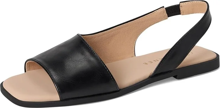 Journee Collection Brinsley Women's Sandals Black PU : 9.5 M, Leather - Image 5