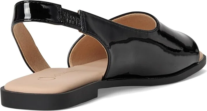 Journee Collection Brinsley Women's Sandals Patent/Black : 10 W, Leather - Image 4
