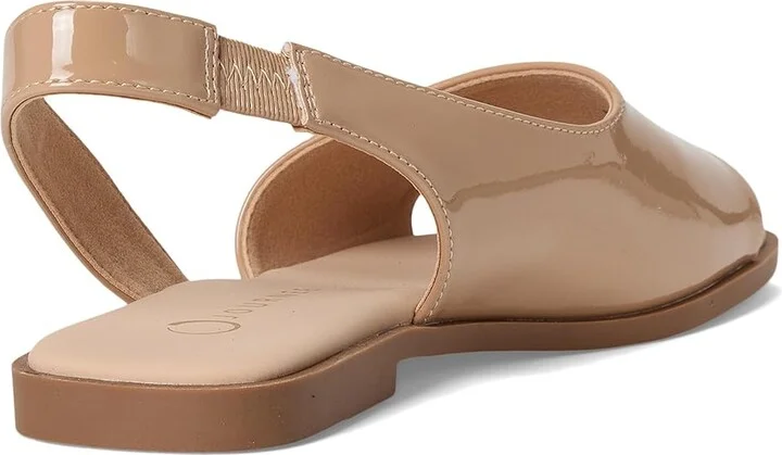 Journee Collection Brinsley Women's Sandals Patent/Nude : 10 M, Leather - Image 4