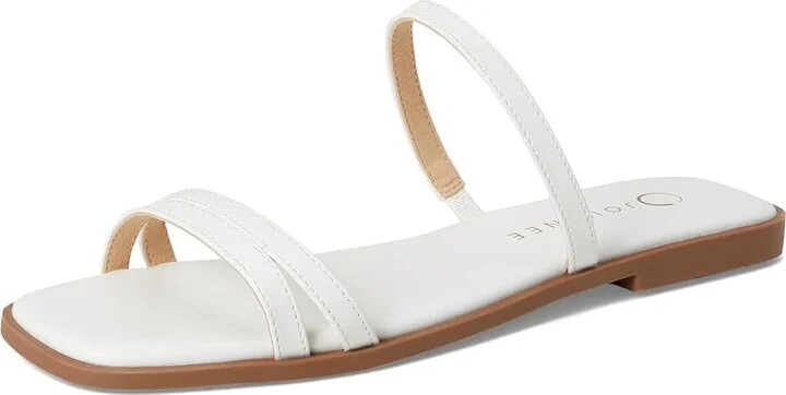 Journee Collection Brisa Women's Sandals White : 11 M, Faux Leather - Image 5