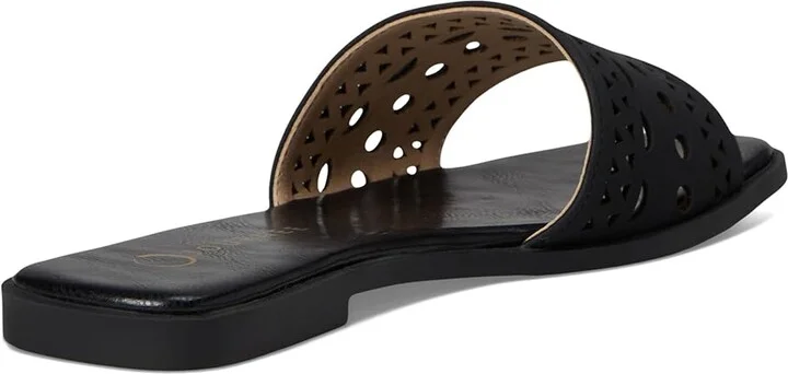 Journee Collection Brodie Women's Sandals Black : 7.5 M, Synthetic - Image 4