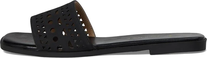 Journee Collection Brodie Women's Sandals Black : 7.5 M, Synthetic - Image 6