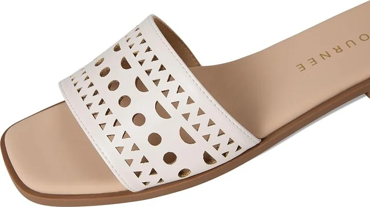Journee Collection Brodie Women's Sandals Bone : 8 M, Synthetic - Image 7