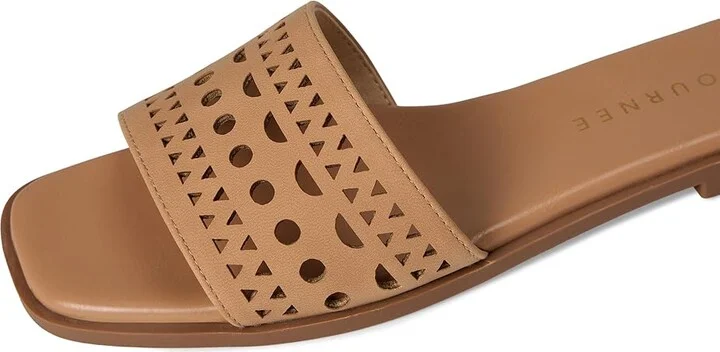 Journee Collection Brodie Women's Sandals Tan : 9.5 M, Synthetic - Image 7