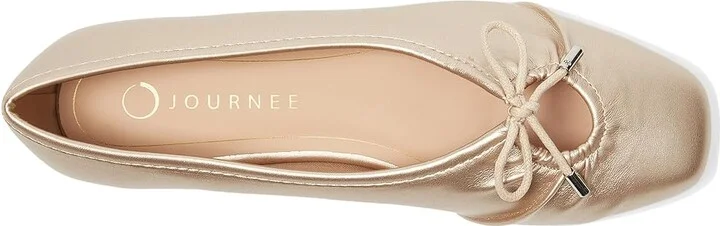 Journee Collection Callee Women's Shoes Champagne : 12 W, Synthetic - Image 2