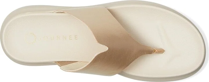 Journee Collection Carah Women's Wedge Shoes Champagne : 12 M, Synthetic - Image 2